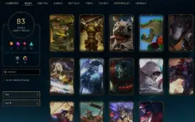 Conta LOL com 83 Skins Raras - Upada Manualmente, Perfeita!