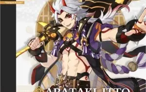 GENSHIN IMPACT CONTA COM ARATAKI ITTO AR 5-10