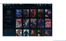 Platina 4 otimo mmr 263 skins ALL champions