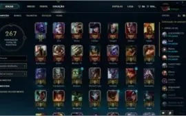 Conta de League of Legends Platina 3