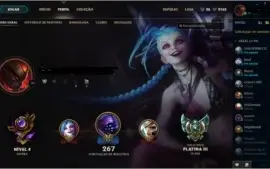 Conta de League of Legends Platina 3