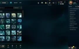 Conta Lv900 - Todos Champs + de 360 skins e + de 200 chromas