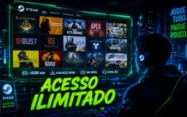 Conta Steam com diversos jogos, super oferta imperdível
