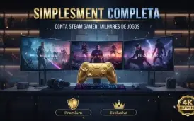 Conta Steam com diversos jogos, super oferta imperdível