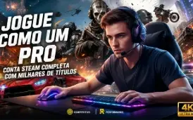 Conta Steam com diversos jogos, super oferta imperdível