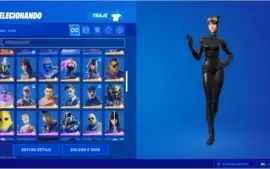 Conta de Fortnite com Wildcat - Minty - Elfo roxo - Glow