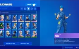 Conta de Fortnite com Wildcat - Minty - Elfo roxo - Glow