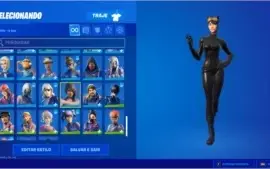 Conta de Fortnite com Wildcat - Minty - Elfo roxo - Glow