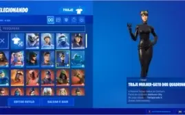 Conta de Fortnite com Wildcat - Minty - Elfo roxo - Glow