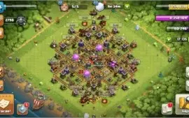 Vila em Clash of Clans CV 10 FULL + 17.000 GEMAS