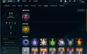Conta Platina 4 com 31 Champs e 6 Skins +11 Fragmentos