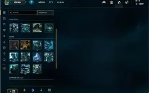 Conta Platina 4 com 31 Champs e 6 Skins +11 Fragmentos