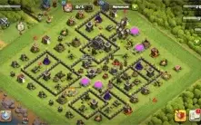 Conta clash of clans cv9 (Leia a descrição)