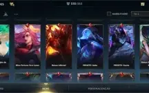 Conta com 232 skins, todos os passes.