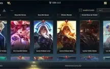 Conta com 232 skins, todos os passes.