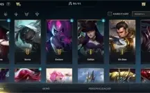 Conta com 232 skins, todos os passes.