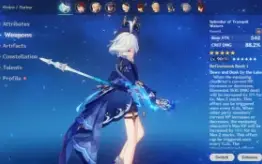 🟢Ar55  Furinac6+Arma +  Jeanc1 + Monac1 + Keqing +++✨