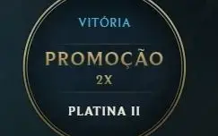 Conta platina 2 - pulando divisões(MMR D4)