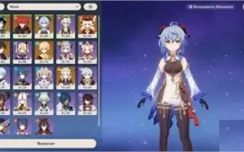 GENSHIN IMPACT CONTA AR 53 COM 6 PERSONAGENS 5* Vent incluso