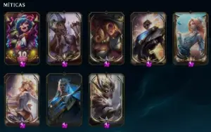 Conta LOL lvl 531 com 416 skins, 438 emotes, 377 ícones +