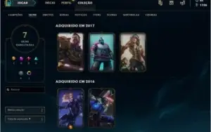 CONTA LOL - PLATINA V +BORDA DE GOLD + PULSEFIRE EZREAL