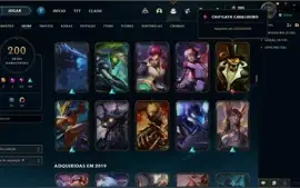 CONTA LEAGUE OF LEGENDS + PLATINA 4 (EX-DIAMANTE) + 200 SKI