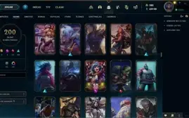 CONTA LEAGUE OF LEGENDS + PLATINA 4 (EX-DIAMANTE) + 200 SKI