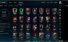 League Of Legends Todos os Champions 230 skins 17 pag runas