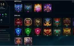 CONTA LOL DIAMANTE 2 83 SKINS