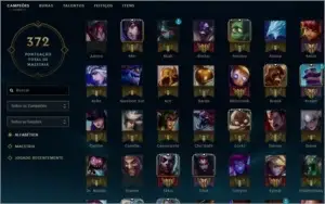 Conta Diamante 5 + todos os personagens + 42k rp de skins