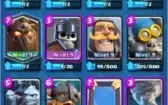 CONTA CLASH ROYALE LVL 9, 77 CARTAS 5 LENDÁRIAS ''foda''