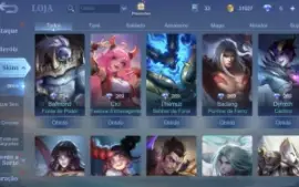 Conta Mobile Legends 146 Skins E Collector