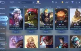 Conta Mobile Legends 146 Skins E Collector