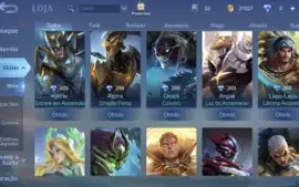 Conta Mobile Legends 146 Skins E Collector