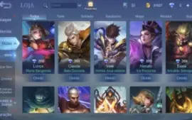 Conta Mobile Legends 146 Skins E Collector