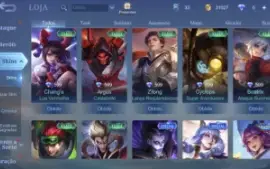 Conta Mobile Legends 146 Skins E Collector