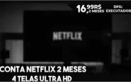 2 MESES - NETFLIX ULTRA HD 4 TELAS - 2 MESES