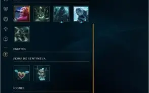 CONTA PLATINA 5 - 43 CAMPEÕES - 9 SKINS