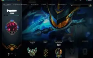 CONTA PLATINA 5 - 43 CAMPEÕES - 9 SKINS