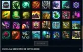 conta de lol b1, 82 skins e 124 champions