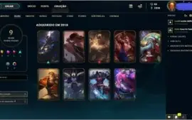 Conta unranked lvl 66