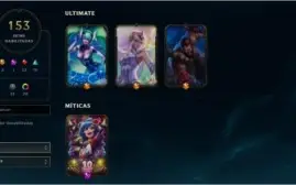 Conta LOL+Valorant 153 skins no lol, faca/vandal no valorant