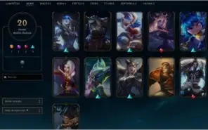 Pacote 2 Contas LoL diamante e gold 1/WR/VALORANT/LOR/ 105