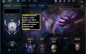 Pacote 2 Contas LoL diamante e gold 1/WR/VALORANT/LOR/ 105