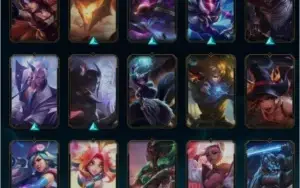 Pacote 2 Contas LoL diamante e gold 1/WR/VALORANT/LOR/ 105