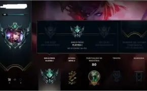 CONTA LEAGUE OF LEGENDS / ELO PLATINA ( APENAS 80,00 )