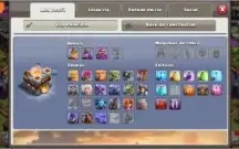 Clash of clans cv11 com 10.700 gemas