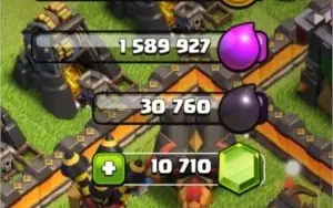 Clash of clans cv11 com 10.700 gemas