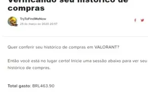 CONTA VALORANT E LOL