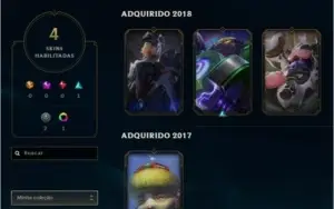 conta lol lvl 40, 37 champs,  4 skins 1 chroma